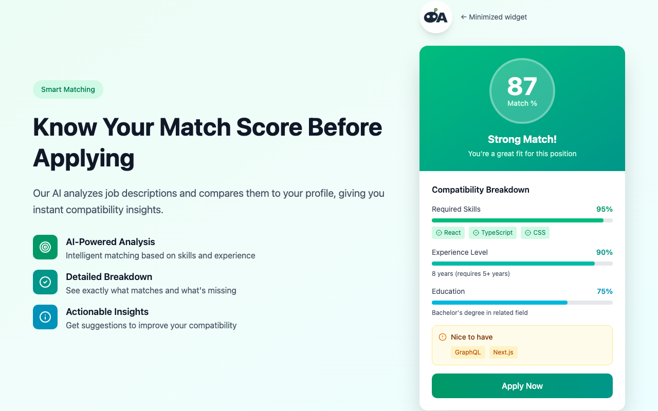 Offlyn Apply ATS compatibility checker for Workday, Greenhouse, and Lever